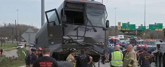NGHTMRE's tour bus crashes on a freeway barrier.