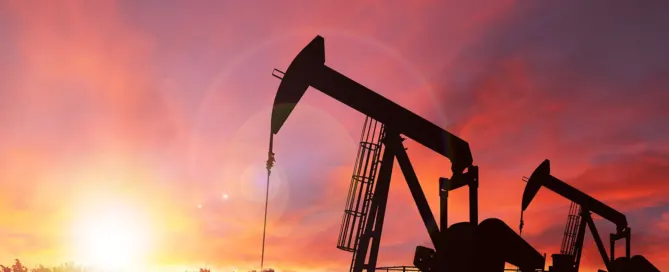 Oil rigs in West Texas