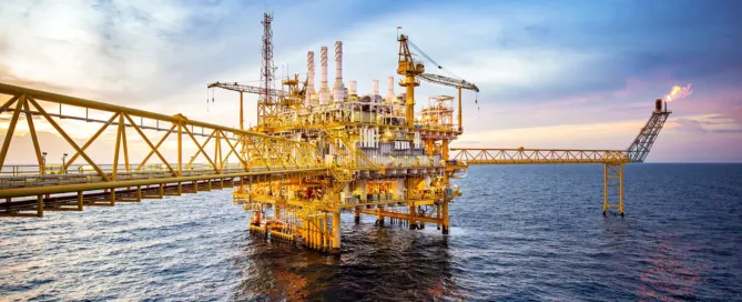 Offshore oil and gas wellhead remote platform which produced raw material for sent to onshore refinery, power generation and petrochemical industry.