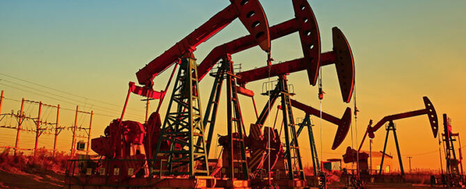 Oil rigs in the oilfields