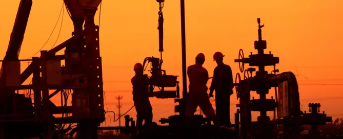 oilfield workers working in the permian basin