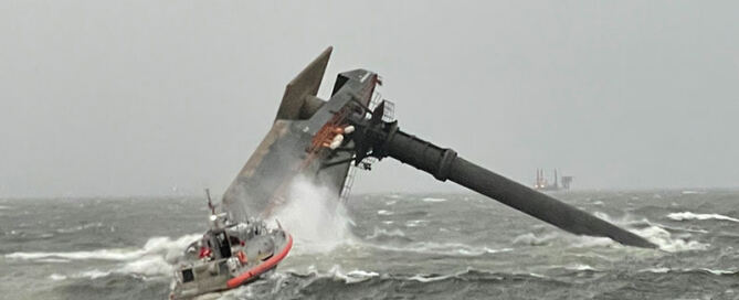 Seacor Power liftboat capsizing