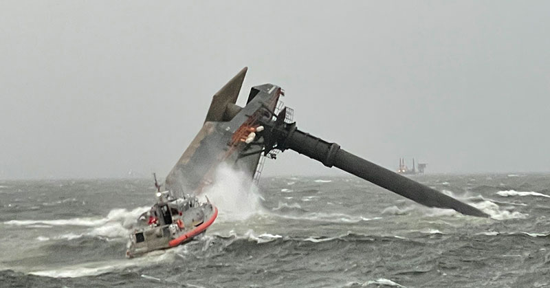 Seacor Power liftboat capsizing